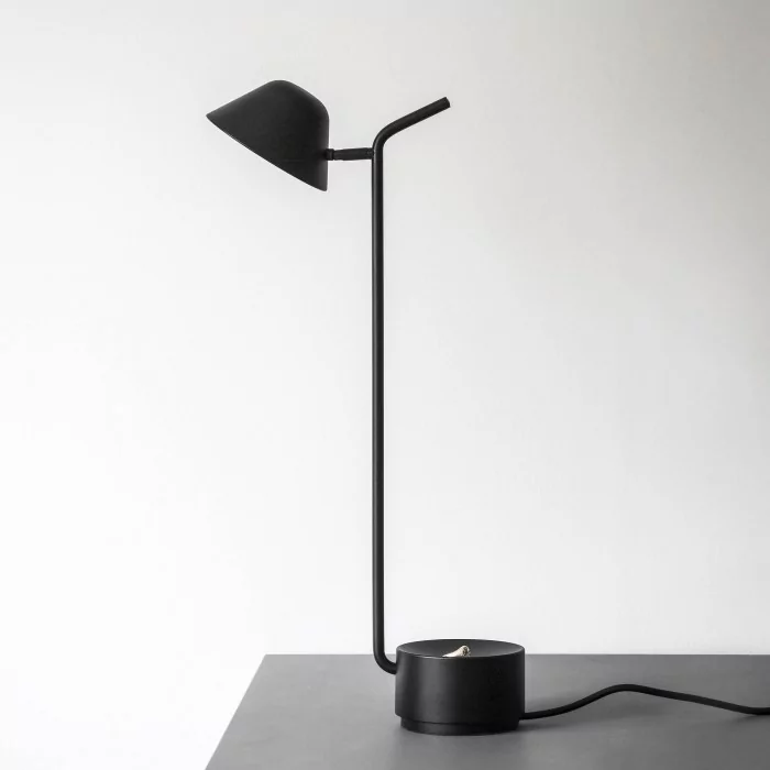 PEEK black table lamp 