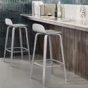 VISU bar stool dark grey
