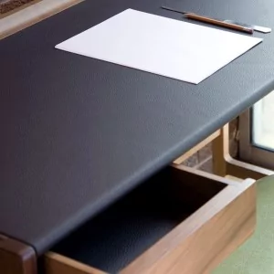 CEDRIC desk brown leather