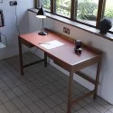 CEDRIC desk orange leather