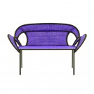 BANJOOLI sofa purple/brown