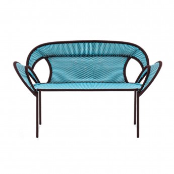 BANJOOLI sofa blue/brown