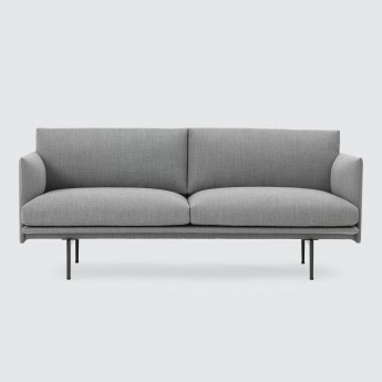 OUTLINE 2 seaters sofa - Fiord 151