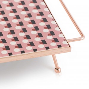 MIX & MATCH Medium Square Tray Pink