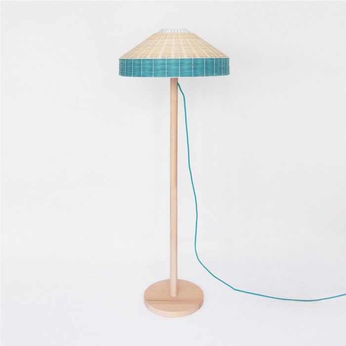 COCKTAIL blue floor lamp