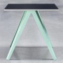 SANBA table black / turquoise