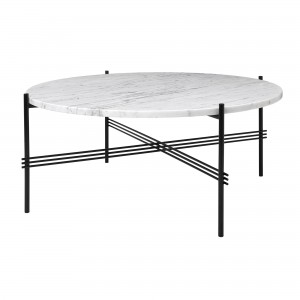 TS white marble table L