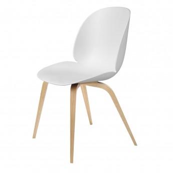 BEETLE dining chair - white & oak