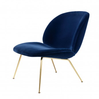 BEETLE armchair - Blue velvet