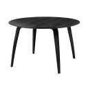 GUBI round dining table black