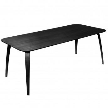 DINING rectangular table black