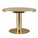 Table DINING 2.0 laiton ronde sable