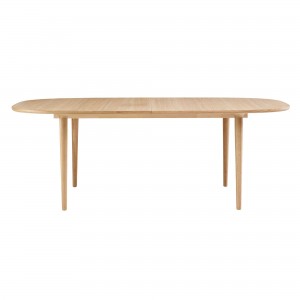 YACHT Dining table - White pigmented oak