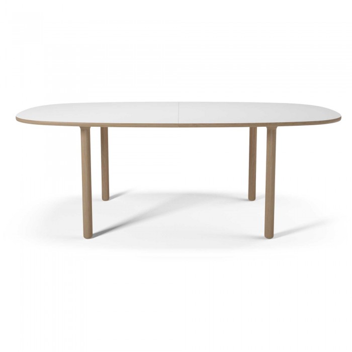 YACHT Dining table white laminate