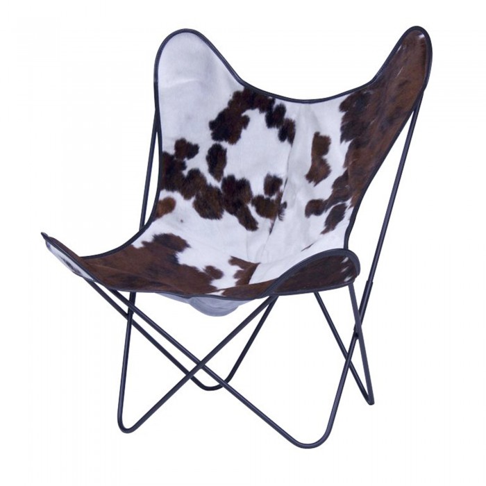 AA BUTTERFLY leather armchair