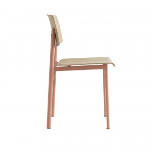 LOFT chair dusty pink/oak