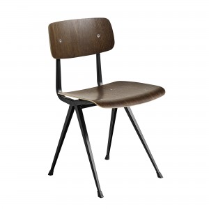 RESULT Chair blacK steel - Smoked oak