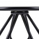 Arch coffee table black/glass