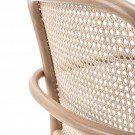 N.811 armchair woven cane seat/backrest