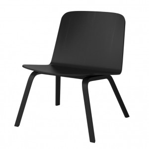 PALM armchair black stained oak
