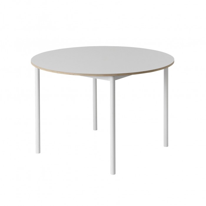 Table BASE chêne/blanc
