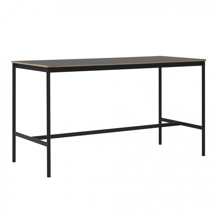 BASE HIGH table - black/oak