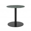 1.0 table Ø60 cm green marble/black frame