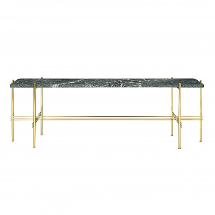 TS Console - 1 rack - green marble/brass