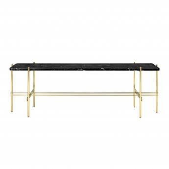 TS Console - 1 rack - black marble/brass