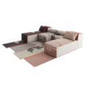 BANDAS carpet, module and ottoman