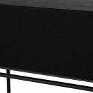 LUXE hifi black stained oak sideboard