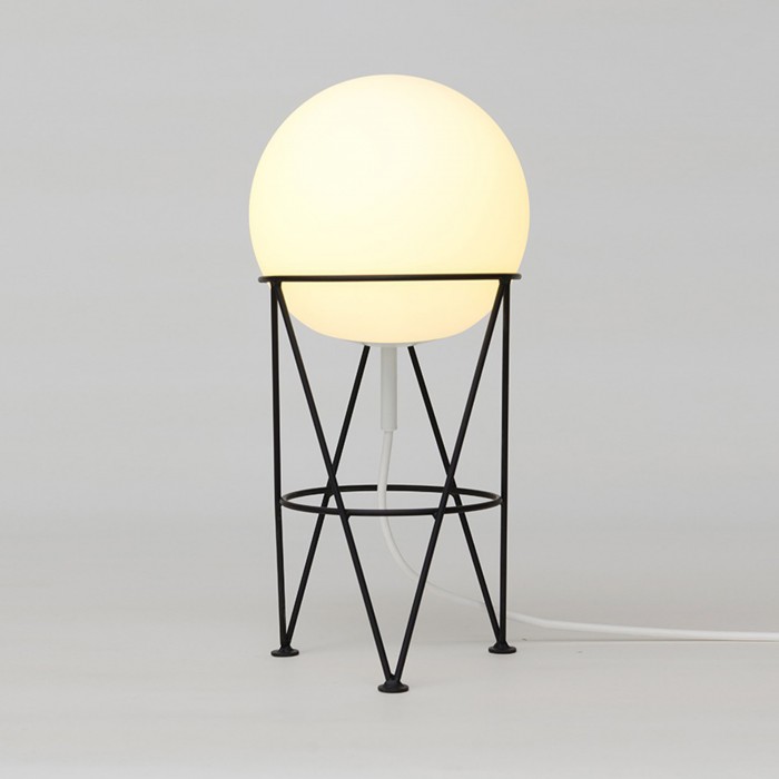 STRUCTURE AND GLOBE table lamp