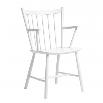 J42 chair white lacquered beech