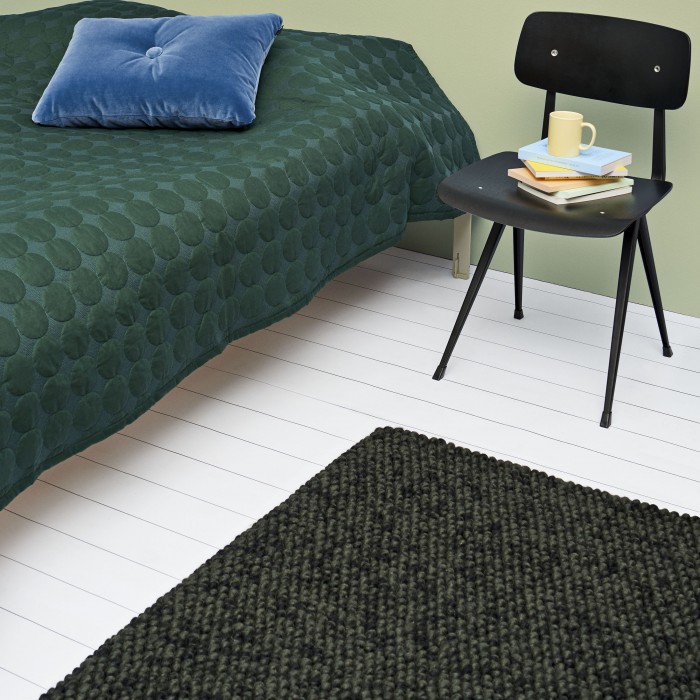 PEAS rugs dark green