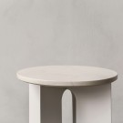 Table d'appoint ANDROGYNE - Marbre blanc