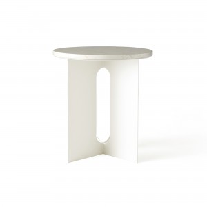 Table d'appoint ANDROGYNE - Marbre blanc