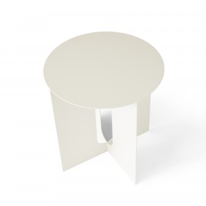 Table d'appoint ANDROGYNE - Blanc
