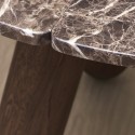 BALANCE table - Brown marble