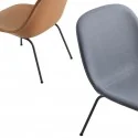 FIBER Lounge arm chair - Leather