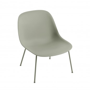 FIBER Lounge arm chair - Leather