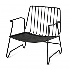 black LOUNGE armchair