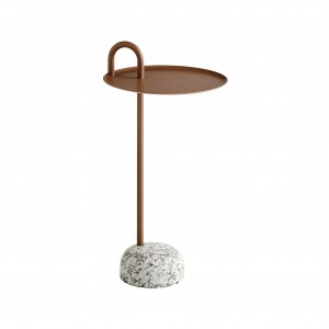 BOWLER Side table - Pale brown