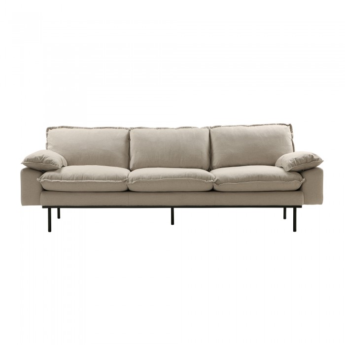 RETRO 4 seater sofa - Beige