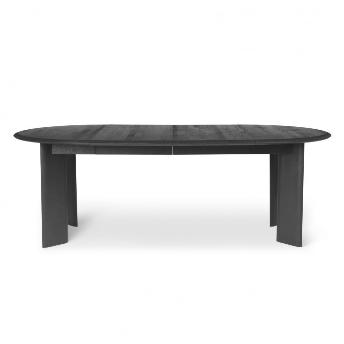 Table BEVEL extensible chêne huilé noir