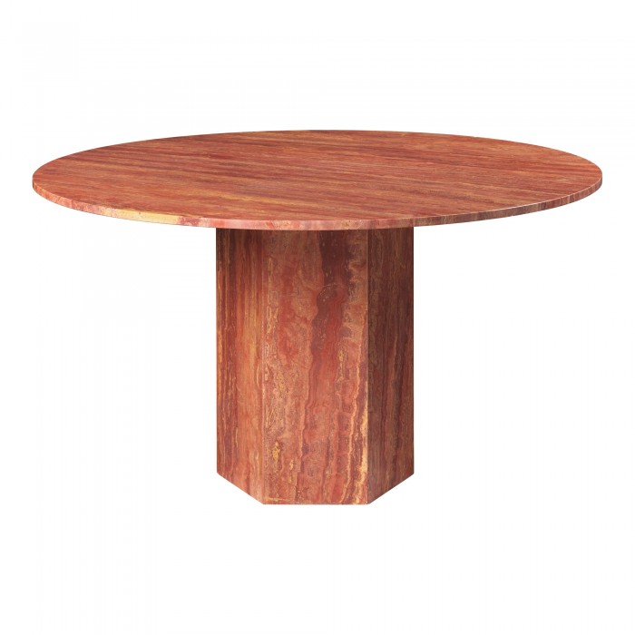 EPIC dining table - red travertine