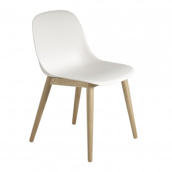 FIBER SIDE chair - Wood base
