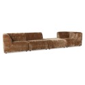 VINT couch element hocker - aged gold