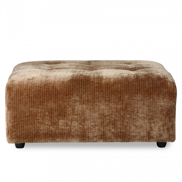 VINT couch element hocker - aged gold
