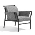SUPERLINK Easy Chair - Black or white steel