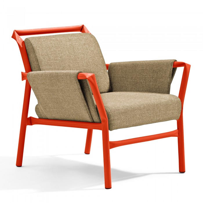 SUPERLINK Easy Chair - Painted steel